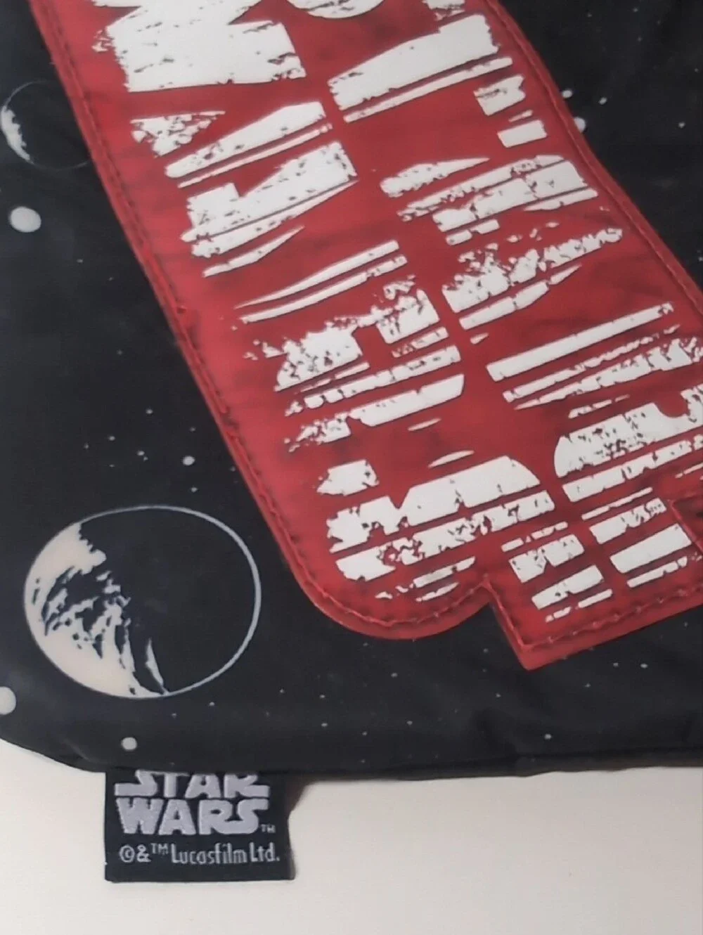Disney - Star Wars Black Wristlet Pouch with Planet Graphics